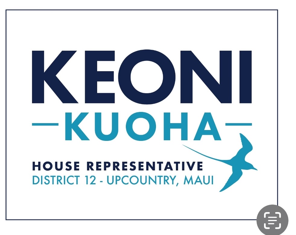 Keoni Kuoha — House District 12, Upcountry Maui