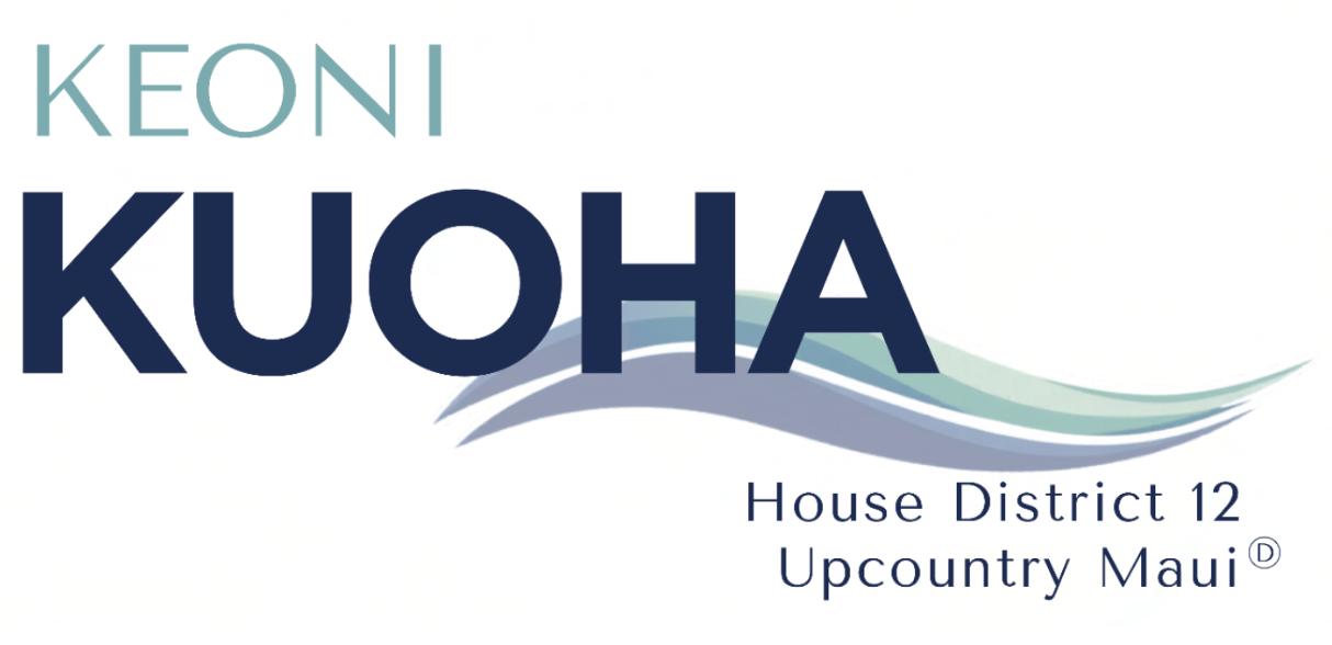 Keoni Kuoha — House District 12, Upcountry Maui
